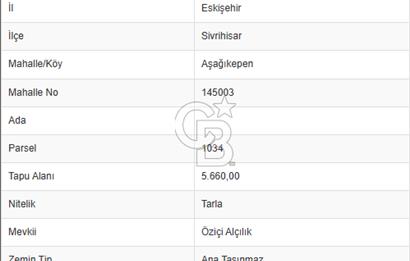 SİVRİHİSAR AŞAĞIKEPEN DE YOLA CEPHE SATILIK 2 BİTİŞİK PARSEL 