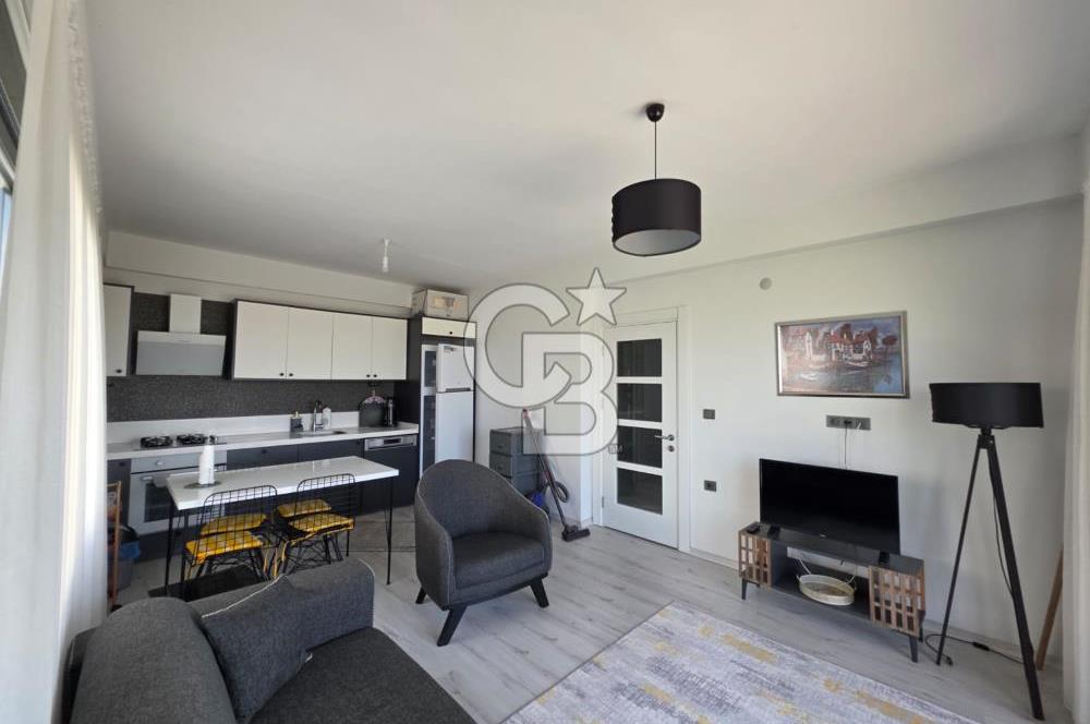 Ayvalık Altınova'da Deniz Manzaralı 1+1 Eşyalı Kiralık Daire
