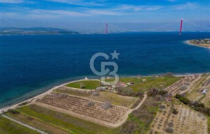Lapseki Sulucada Denize Sıfır Köprü Manzaralı | 1.930 m² Tarla