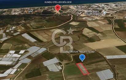 KUNDU OTELLER BÖLGESİ YAKINI 5.797 M2 TEK TAPU TARLA
