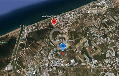 KUNDU OTELLER BÖLGESİ YAKINI 5.797 M2 TEK TAPU TARLA