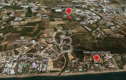 KUNDU OTELLER BÖLGESİ YAKINI 5.797 M2 TEK TAPU TARLA