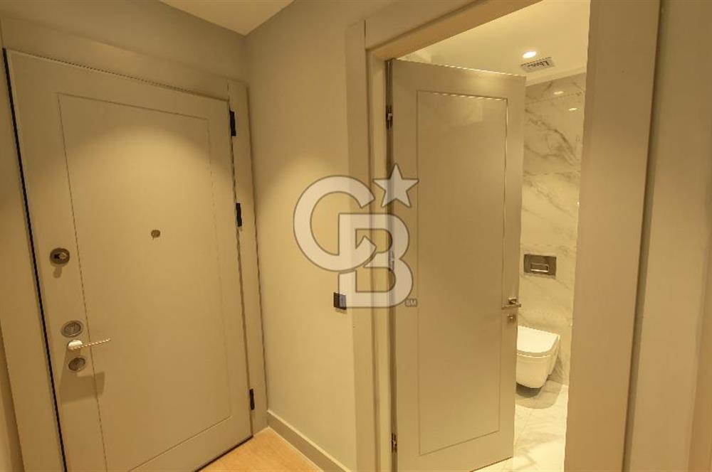 Evora İzmir Balkonlu Kısmi Deniz Manzaralı Kiralık 1+1 Daire