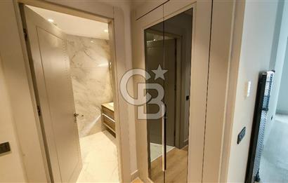 Evora İzmir Balkonlu Kısmi Deniz Manzaralı Kiralık 1+1 Daire