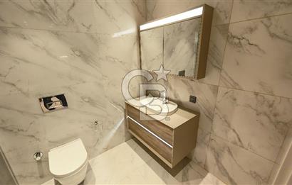 Evora İzmir Balkonlu Kısmi Deniz Manzaralı Kiralık 1+1 Daire