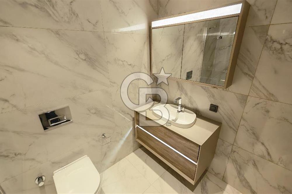 Evora İzmir Balkonlu Kısmi Deniz Manzaralı Kiralık 1+1 Daire