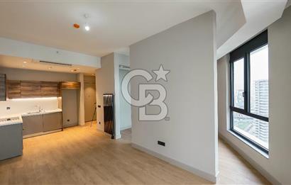 Evora İzmir Balkonlu Kısmi Deniz Manzaralı Kiralık 1+1 Daire