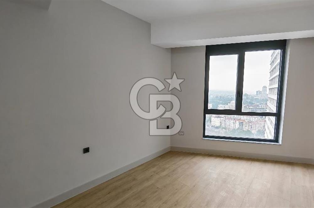 Evora İzmir Balkonlu Kısmi Deniz Manzaralı Kiralık 1+1 Daire