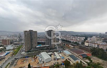 Evora İzmir Balkonlu Kısmi Deniz Manzaralı Kiralık 1+1 Daire