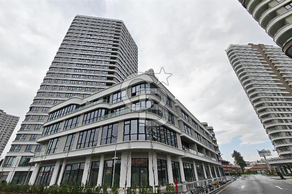 Evora İzmir Balkonlu Kısmi Deniz Manzaralı Kiralık 1+1 Daire