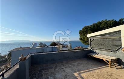 CB ODAKTAN | Aliağa Aşağı Şakran Denize 50 Metre Bahçeli, Teraslı Deniz Manzaralı 2 Katlı Villa
