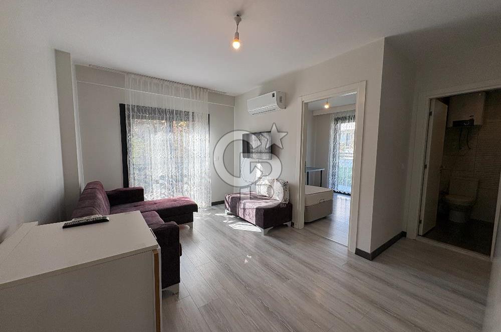 URLA MERKEZDE 1+1 EŞYALI BAHÇELİ KİRALIK DAİRE