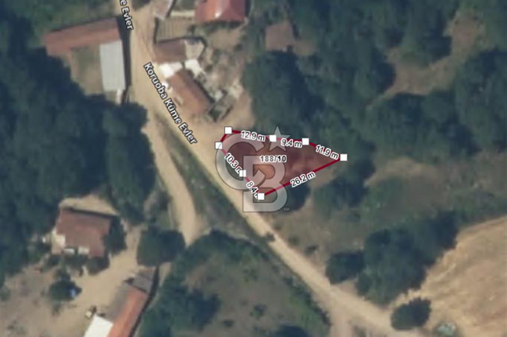 ÇANAKKALE BİGA KURUOBA KÖYÜNDE 342 m² SATILIK ARSA