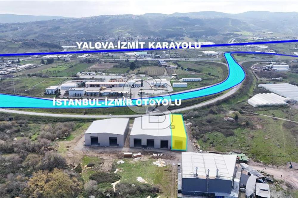 YALOVA ALTINOVA TERSANELER BÖLGESİNDE 800M2 KİRALIK DEPO HANGAR!