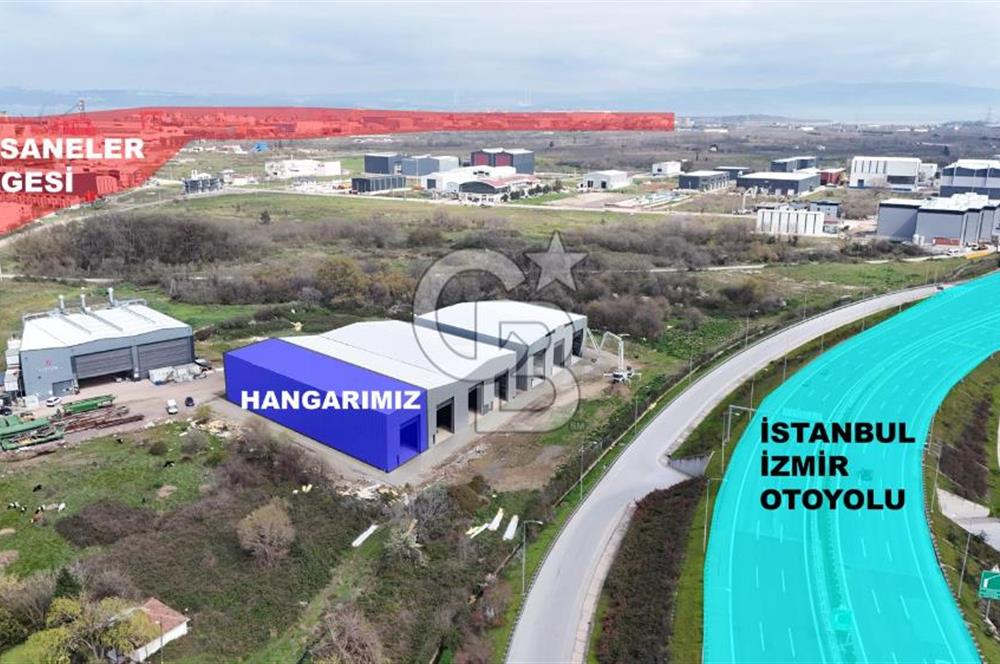 YALOVA ALTINOVA TERSANELER BÖLGESİNDE 800M2 KİRALIK DEPO HANGAR!