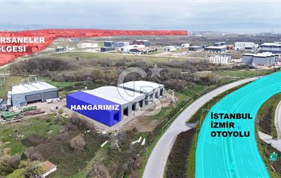 YALOVA ALTINOVA TERSANELER BÖLGESİNDE 800M2 KİRALIK DEPO HANGAR!