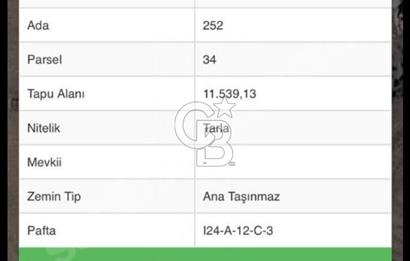 ESKİŞEHİR İNÖNÜ YENİCE MAH. SATILIK TARLA