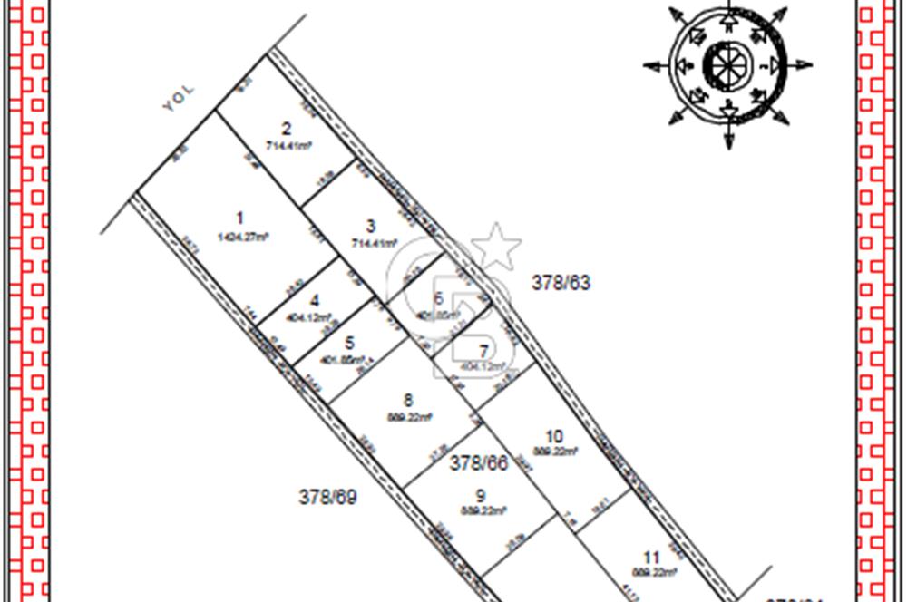 Tekirdağ Ergene Misinli 404 m² Yola Cephe Satılık Fırsat Tarla