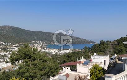 Bodrum Torba Satılık Deniz Manzaralı Kapalı Garaj Tripleks Villa 