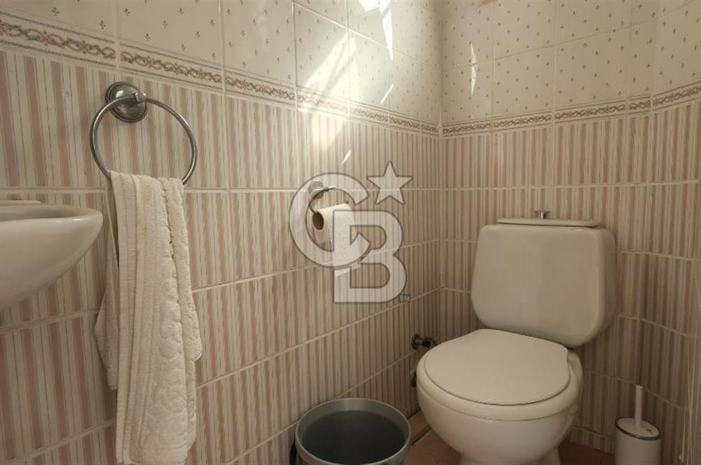 Bodrum Torba Satılık Deniz Manzaralı Kapalı Garaj Tripleks Villa 