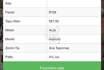 TEKİRDAĞ MARMARAEREĞLİSİ 657 M2 SATILIK ARSA - 1 - 341378