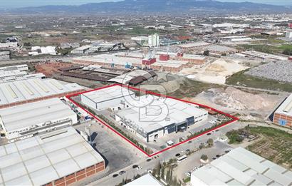 Turgutlu OSB de Satılık Fabrika 18.711 m² Arsa 9.850 m² Kapalı Alan