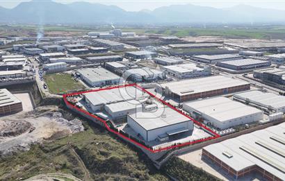 Turgutlu OSB de Satılık Fabrika 18.711 m² Arsa 9.850 m² Kapalı Alan