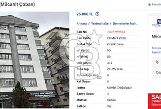 KİRALIK ASANSÖRLÜ DAIRE(Mücahit Çoban) - 8 - 341316