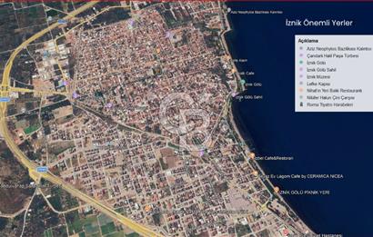Bursa İznik Şerefiye'de Göl Manzaralı 1.182 m