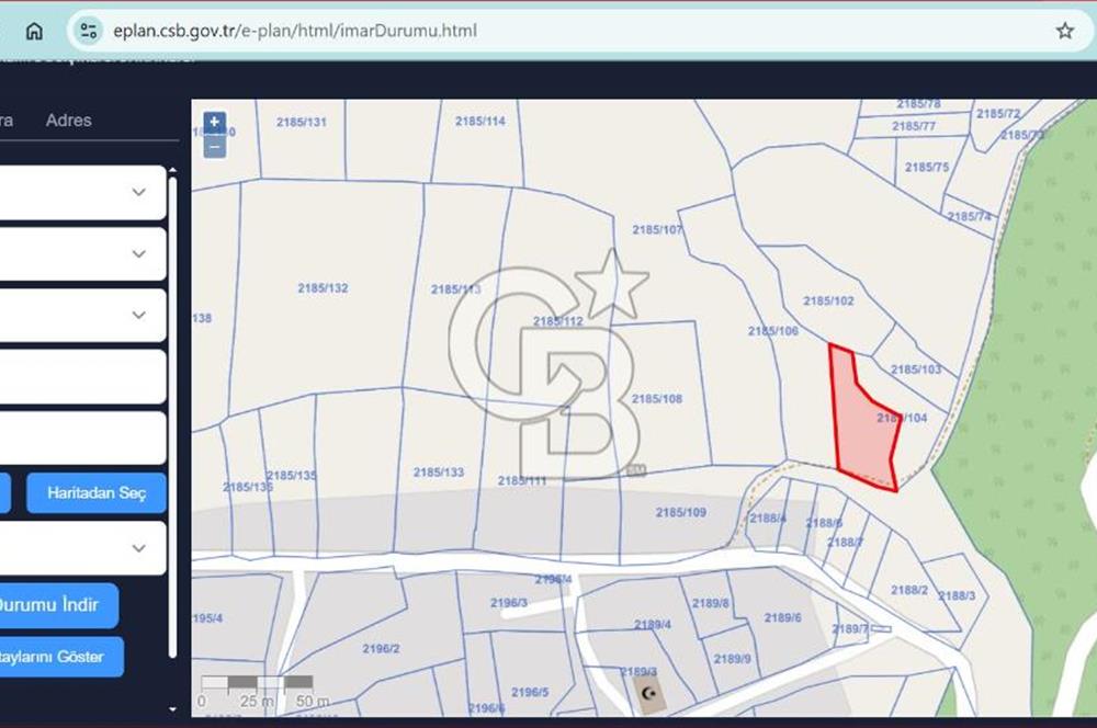 Bursa İznik Şerefiye'de Göl Manzaralı 1.182 m