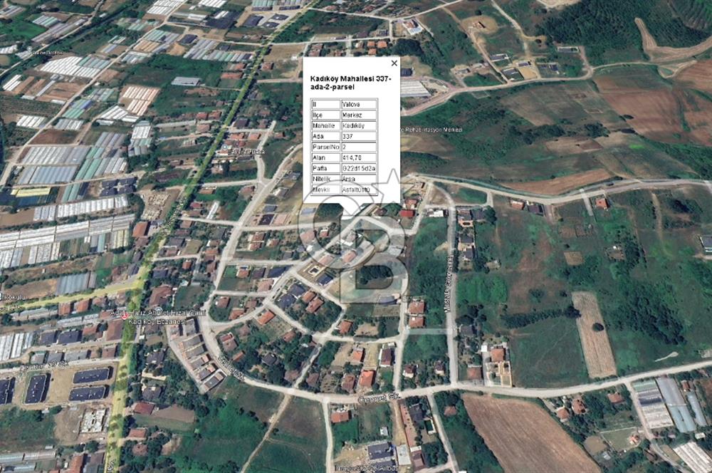 YALOVA MERKEZ KADIKÖYDE GÜZEL KONUMDA SATILIK 415M2 ARSA!