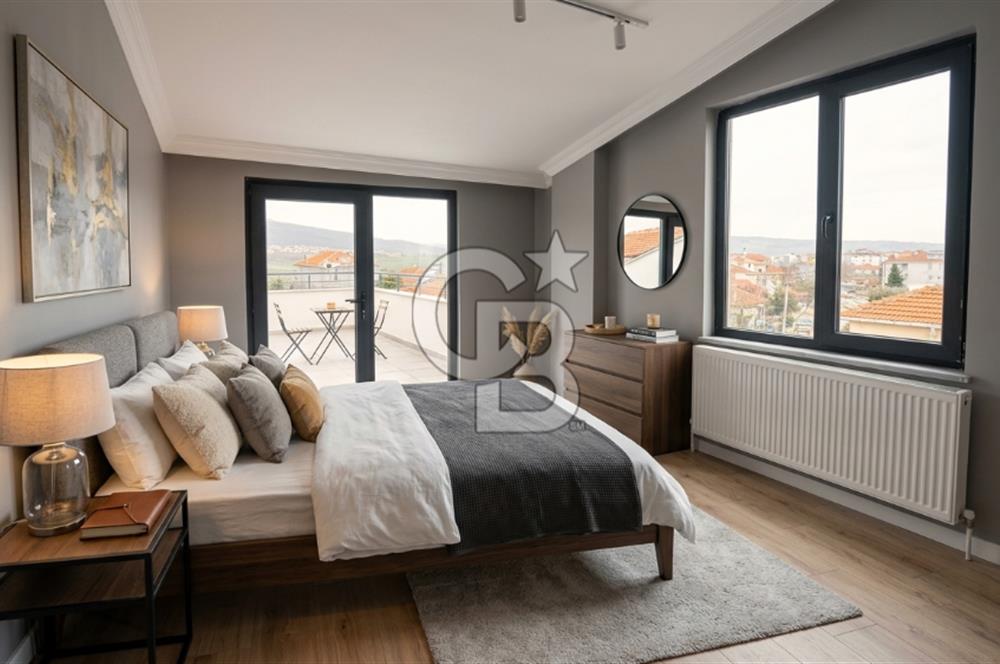 MANYAS ÇARŞIDA DOĞA MANZARALI / 4+1 SIFIR LÜKS DUBLEKS