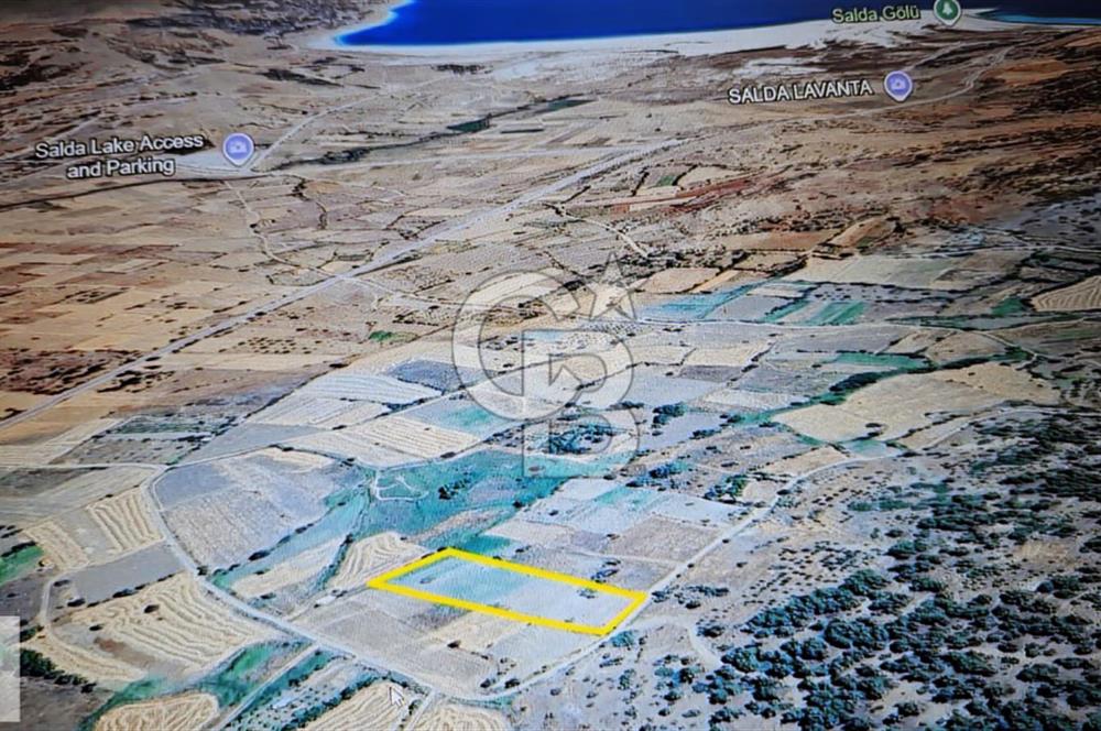 Salda Gölü Manzaralı Yüksek Potansiyelli Yatırım Fırsatı Tarla