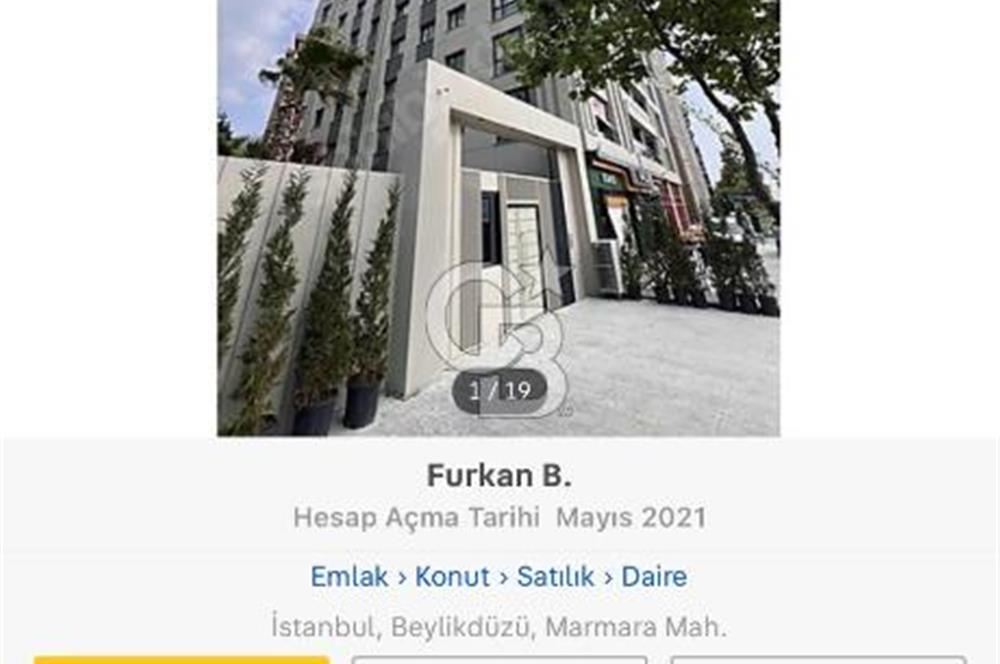 BEYLİKDÜZÜ MARMARA MAHALLESİ WESTLİFE SİTESİNDE SATILIK 3+1