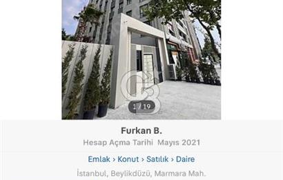 BEYLİKDÜZÜ MARMARA MAHALLESİ WESTLİFE SİTESİNDE SATILIK 3+1