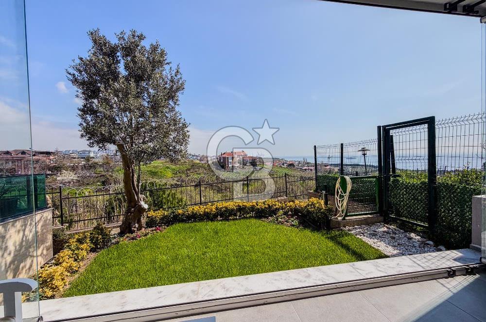 DENİZTEPE EVLERİNDE SATILIK DENİZ MANZARALI 3+2 LÜKS VİLLA