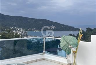 Bodrum Torba Satılık Deniz Manzaralı Kapalı Garaj Tripleks Villa  - 6 - 341251
