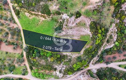 Datça Karaköy'de 2.079 m² Tarl