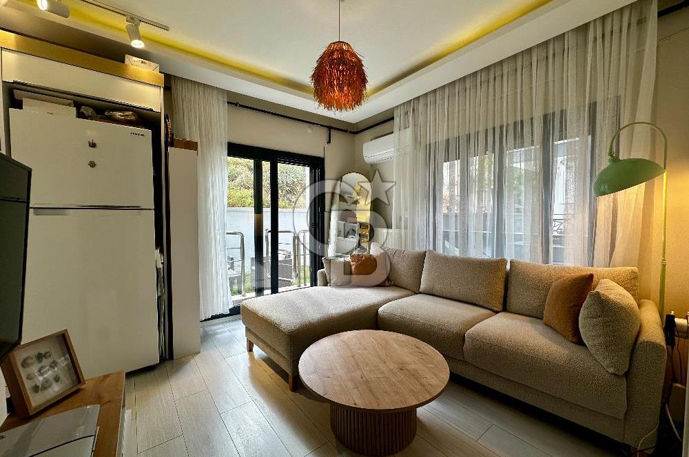 Balçova Çetin Emeç'te Kiralık Full Eşyalı Bahçeli 1+1 Daire