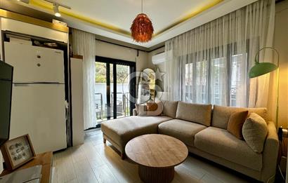 Balçova Çetin Emeç'te Kiralık Full Eşyalı Bahçeli 1+1 Daire