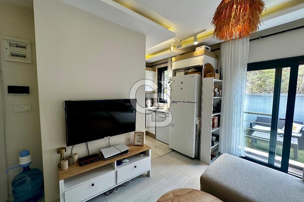 Balçova Çetin Emeç'te Kiralık Full Eşyalı Bahçeli 1+1 Daire