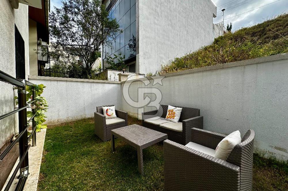 Balçova Çetin Emeç'te Kiralık Full Eşyalı Bahçeli 1+1 Daire