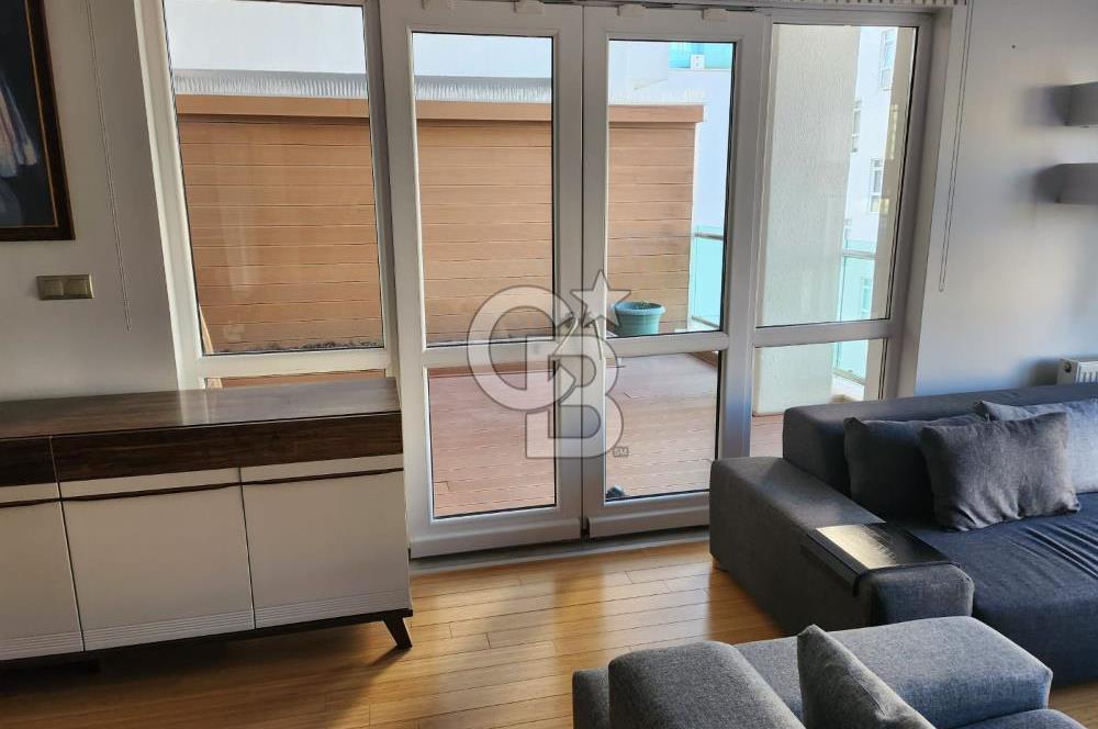 MİRAGE BAHÇE'DE PEYZAJ MANZARALI, İÇ BAHÇELİ, EŞYALI 2+1 DAİRE