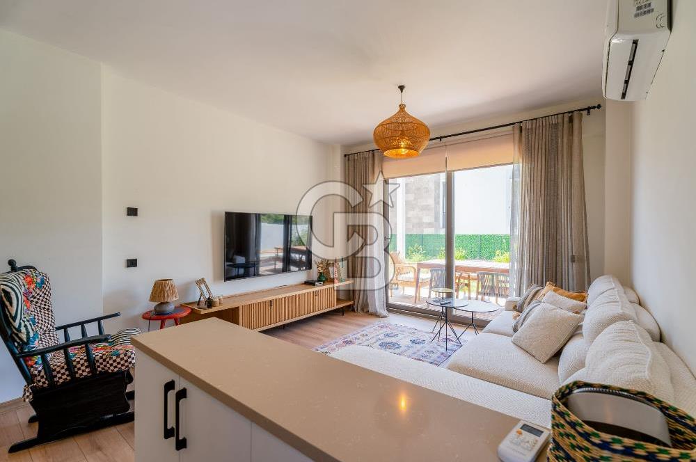 Gümüşlük Dereköy'de Geniş Bahçeli 2+1 Daire