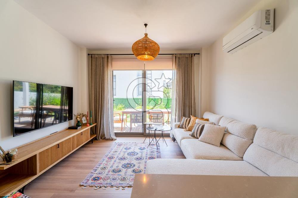 Gümüşlük Dereköy'de Geniş Bahçeli 2+1 Daire