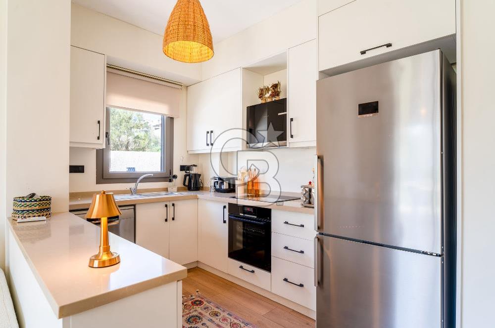 Gümüşlük Dereköy'de Geniş Bahçeli 2+1 Daire