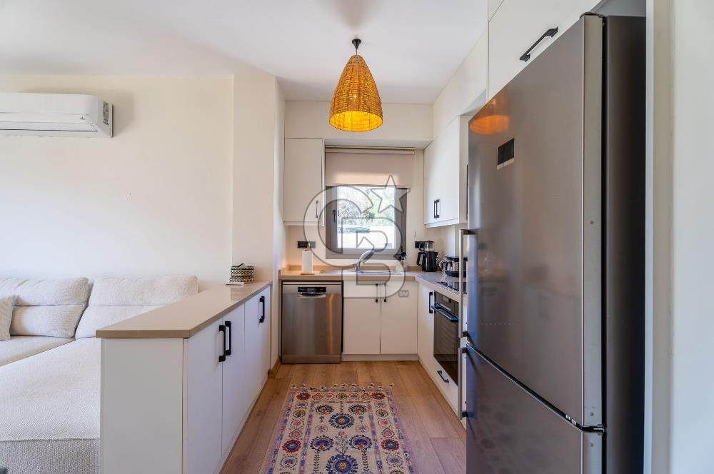 Gümüşlük Dereköy'de Geniş Bahçeli 2+1 Daire