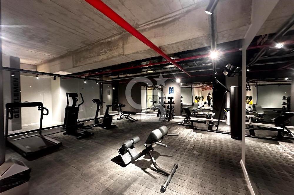 İnci Premium'da Deniz Manzaralı Eşyalı 1+1 Kiralık Köşe Daire