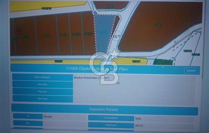 BAŞİSKELE BAHÇECİK' DE DENİZ MANZARALI 1619 m2 SATILIK ARSA