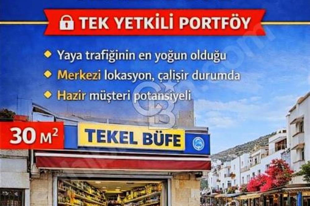 BODRUM ÇARŞI – MERKEZDE DEVREN TEKEL BÜFE